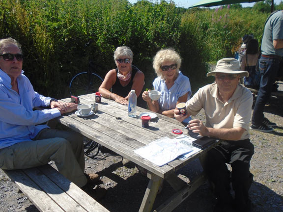 7.Llanllechid
18/7/21. And finally refreshment at Caffi Blas Lôn Las. Photo: Dafydd Williams.
Keywords: Jul21 Sunday Dafydd Williams