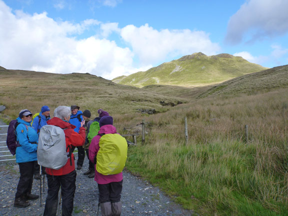 7.Foel Fras - Moel Penamnen
3/10/21. Half a mile on we look back at Moel Penamnen.
Keywords: Oct21 Sunday Hugh Evans