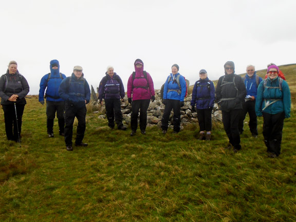 3.Bryn Cader Faner
26/09/21. The group in front of Bryn Cader Faner. Photo: Dafydd Williams.
Keywords: Sep21 Sunday Dafydd Williams