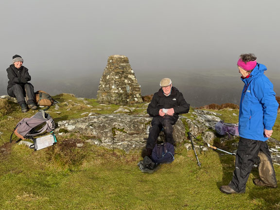 2.Moel y Gest
26/12/21. Lunch on top of Moel y Gest. Photo: Noel Davey.
Keywords: Dec21 Sunday Noel Davey