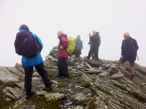 6.Moelwynion
15/8/21. The 'A's make it to the top of Moelwyn Bach. Photo: Anet Thomas.
Keywords: Aug21 Sunday Noel Davey Hugh Evans