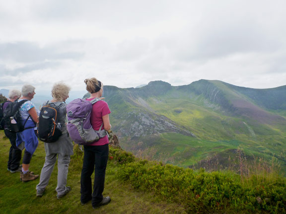 3.Mynydd Mawr
1/8/21. Looking over Drws-y-Coed towards Mynydd Drws-y-Coed and Mynydd Tal-y-mignedd.
Keywords: Aug21 Sunday Eryl Thomas