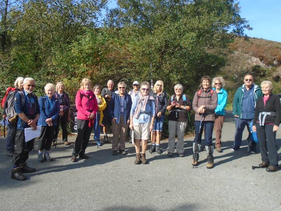 1.Lil's Memorial Walk - Mynytho
23/9/21.Getting together at the car park in Mynytho. Photo: Dafydd Williams.
Keywords: Sep21 Thursday Annie Michael Jean Norton