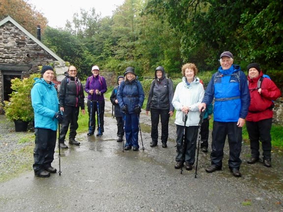 1.Eisteddfa-Pentrefelin
30/9/21. An extremely wet day but still smiling. Photo: Dafydd Williams.
Keywords: Sep21 Thursday Val Rawlinson