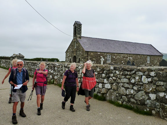 5.Hills of Rhiw
29/8/21. A quick look at St Maelrhys Church at Llanmaelrhys above Porth Ysgo.
Keywords: Aug21 Sunday Noel Davey