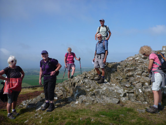 6.Hills of Rhiw
29/8/21. Just off the summit of Mynydd Rhiw and ready for a descent.
Keywords: Aug21 Sunday Noel Davey