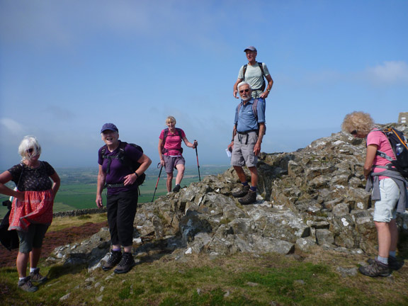 6.Hills of Rhiw
29/8/21. Just off the summit of Mynydd Rhiw and ready for a descent.
Keywords: Aug21 Sunday Noel Davey