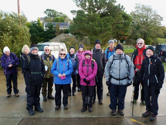 1.Sarn Circuit
31/10/21. At the start of the walk at the car park in Sarn Mellteyrn.
Keywords: Oct21 Sunday Ann Jones