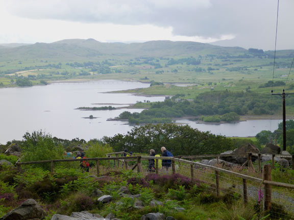 3.Llyn Trawsfynydd
4/7/21. Starting the descent towards Tyn-twll which is about halfway down the west side of the lake. Looking South East.
Keywords: Jul21 Sunday Dafydd Williams