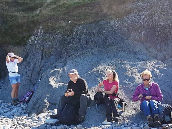 3.Trefor circuit
16/9/21. Lunch on the beach.  Photo: Megan Mentzoni
Keywords: Sep21 Thursday Gwynfor Jones