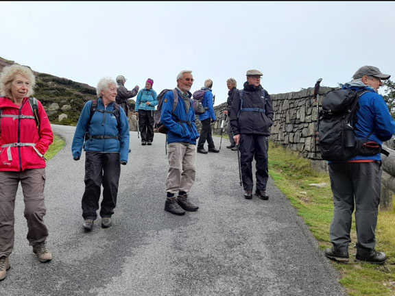 3.Yr Eifl - Tre'r Ceiri
22/8/21. A brief stop on the way down to Nant Gwrtheyrn to enjoy the view. Photo: Judith Thomas.
Keywords: Aug21 Sunday Judith Thomas