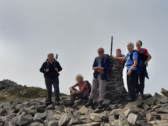 6.Yr Eifl - Tre'r Ceiri
22/8/21. And finally the summit of Yr Eifl. Photo: Judith Thomas.
Keywords: Aug21 Sunday Judith Thomas