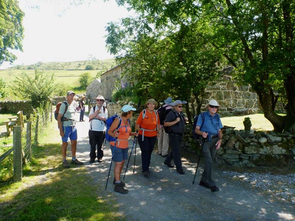 7.Yr Ysgwrn
25/7/21. Leaving Yr Ysgwrn for the cars and the Victoria Sponge at Caffi   Prysor.  
Keywords: Jul21 Sunday Dafydd Williams