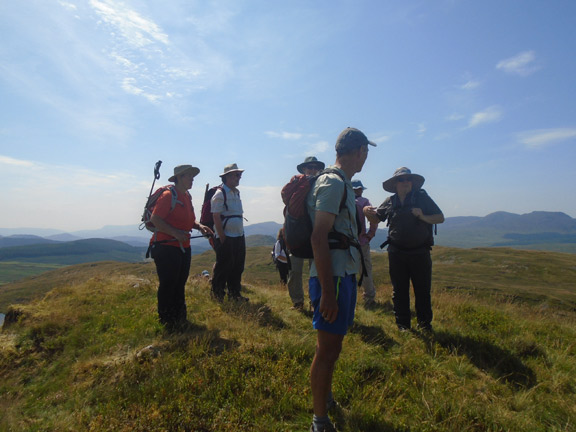 5.Yr Ysgwrn
25/7/21. On the top in time for lunch. the Rhiniog range of mountains in the background. Photo: Dafydd Williams.
Keywords: Jul21 Sunday Dafydd Williams