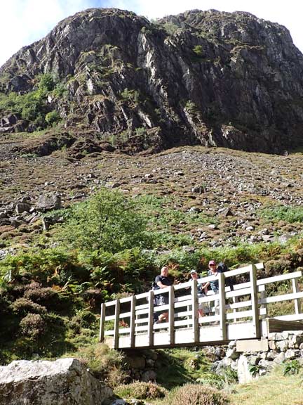 2.Aran Fawddwy
4/9/22. The crossing point during the steep ascent to the ridge. The lower crags of Glasgwm visible in the background.
Keywords: Sep22 Sunday Gareth Hughes