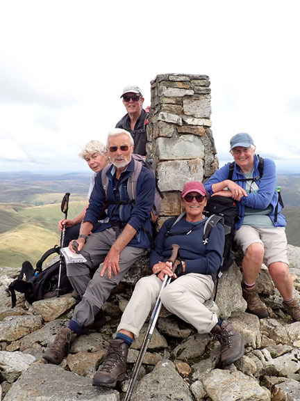 5.Aran Fawddwy
4/9/22. The summit of Aran Fawddwy.
Keywords: Sep22 Sunday Gareth Hughes