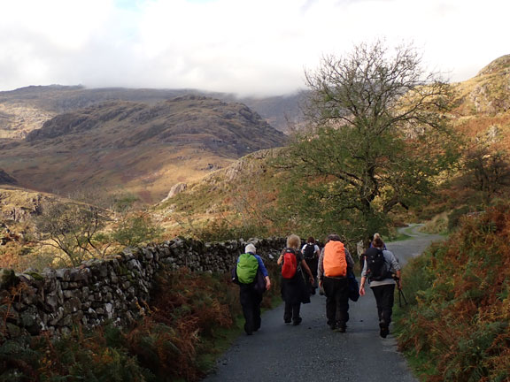 9.Carnedd y Cribau
23/10/22.  The last climb or sting in the tail as we make our way back to our parking spot close to Pen y Gwryd Hotel.
