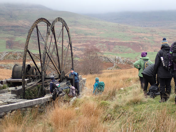 2.Cwm Pennant: Cae Amos - Cwm Ciprwth
4/12/22. Some of the pump gear at the Cwm Ciprwth Copper Mine.
Keywords: Dec22 Sunday Eryl Thomas