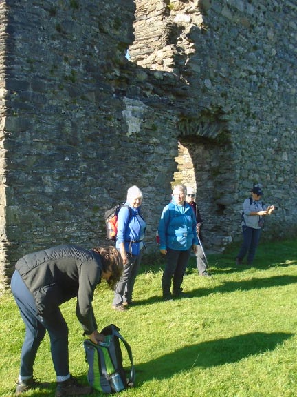 8.Dolwyddelan-Cwm Penamnen-Castle
13/10/22. At the castle site. Photo: Dafydd Williams.
Keywords: Oct22 Thursday Dafydd Williams