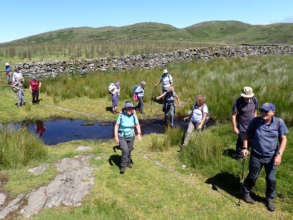 5.Harlech - Llanfair circular
07/07/22. Crossing a stream near Moel y Gerddi. all over safely.
Keywords: Jul22 Thursday Colin Higgs