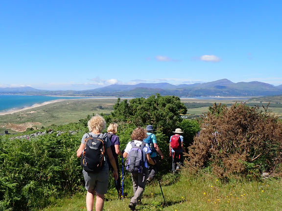 7.Harlech - Llanfair circular
07/07/22.  Starting our descent into Harlech with about 0.6 miles to go.
Keywords: Jul22 Thursday Colin Higgs
