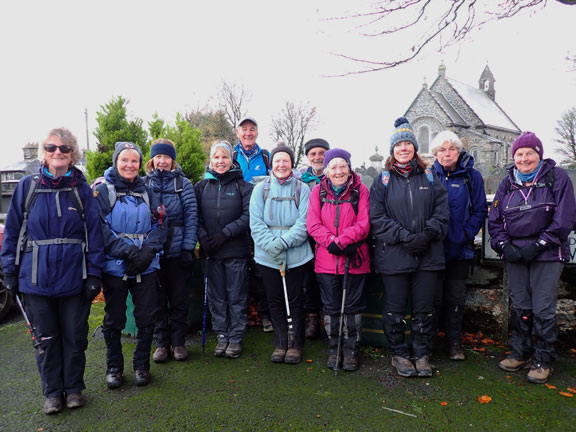 1. Llan Ffestiniog - Ceunant Llennyrch - Toman y Mur 
20/11/22. Starting off from Llan Ffestiniog.
Keywords: Nov22 Sunday Hugh Evans