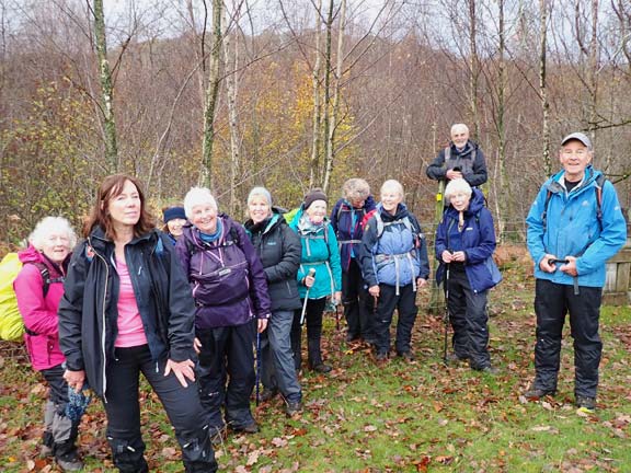 4. Llan Ffestiniog - Ceunant Llennyrch - Toman y Mur 
20/11/22. Emerged from Ceunant Llennyrch National Nature Reserve.
Keywords: Nov22 Sunday Hugh Evans