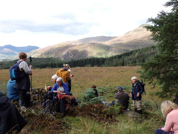 2.Llyn Gwynant
29/9/22. Morning coffee/tea break just before we enter the forest at Nant Gwynant.
Keywords: Sep22 Thursday Annie Michael Jean Norton