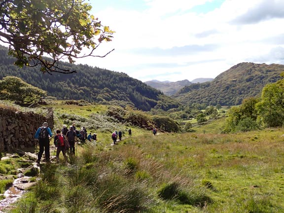 7.Llyn Gwynant
29/9/22. Approaching the lowland fields of Hafod-y-Llan towards journey's end,
Keywords: Sep22 Thursday Annie Michael Jean Norton