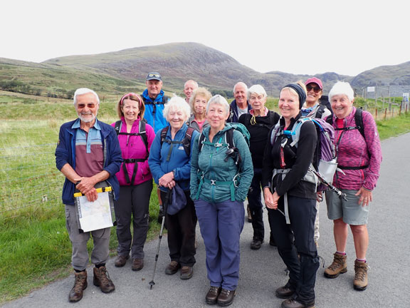 1.Moel Hebog
11/09/22. Starting off from Cwm Ystradllyn. Moel Hebog in the background.
Keywords: Sep22 Sunday Noel Davey