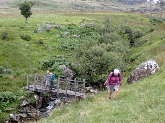 6.Moel Hebog
11/09/22. Crossing Afon Llefrith near Cwrt Isaf.
Keywords: Sep22 Sunday Noel Davey