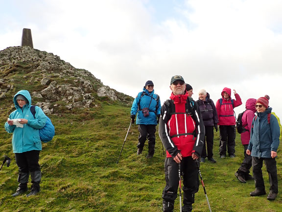 4.Mynydd Rhiw
24/11/12.  At the summit of Mynydd Rhiw.
Keywords: Nov22 Thursday Judith Thomas