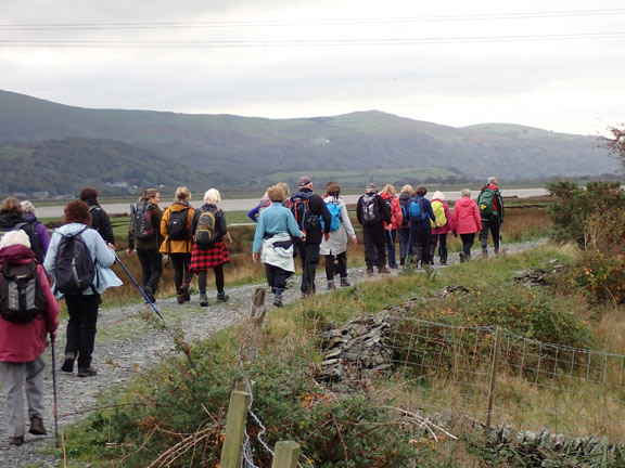 7.Amgylch Penrhyndeudraeth Circular
27/10/22.  On the north side of Afon Dwyryd on the Morfa above the Mean High Water line (MHW,) having turned south from the Pont Briwet road west of the Penrhyndeudraeth Railway Station.
Keywords: Oct22 Thursday Tecwyn Williams