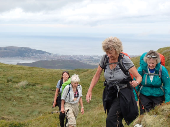 5.Tal-y-Fan
24/7/22. Close to the summit of Tal-y-Fan. The Great Orme and Llandudno Bay is in the background.
Keywords: Jul22 Sunday Gwynfor Jones
