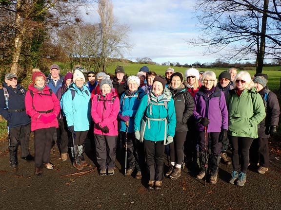 1.Llwybrau- Y Ffor- Paths
8/12/22. Starting off from the layby opposite the Creamery. 
Keywords: Dec22 Thursday Kath Mair