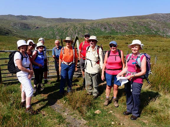 1.Moel Druman - Yr Arddu
14/08/22. Still feeling fresh after 1.5miles after walking from the car park.
Keywords: Aug22 Sunday Hugh Evans