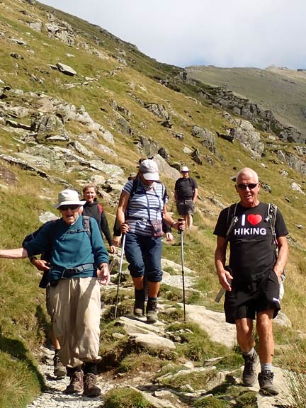6.Celebratory Snowdon Walk 
7/8/22. Back at Bwlch Cwm Brwynog on the descent.
Keywords: Aug22 Sunday Dafydd Williams