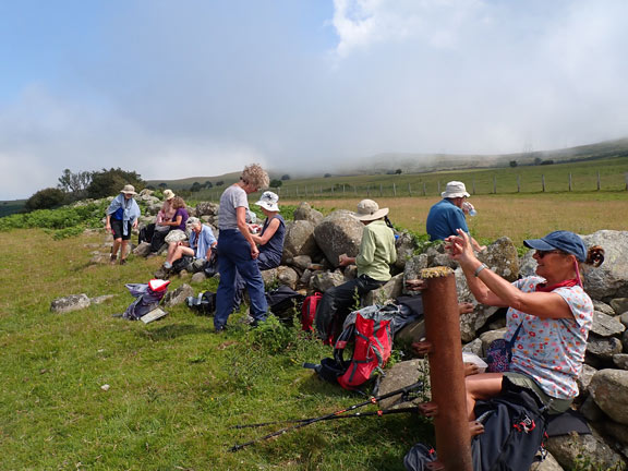 3.Aber-Ogwen - Llanfairfechan
22/06/22. Lunch close to the North Wales Path below Moel Wnion.
Keywords: Jun23 Thursday Kath Spencer