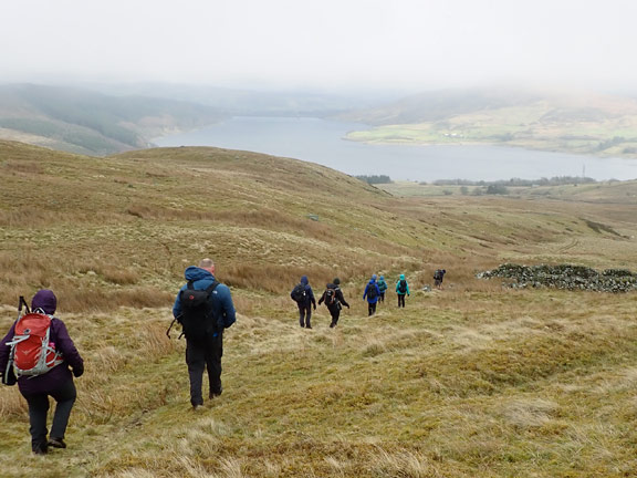 6.Arenig Fach
19/02/23. On the path that we came up on, in the area of Bryn Du.
Keywords: Feb03 Sunday Gareth Hughes