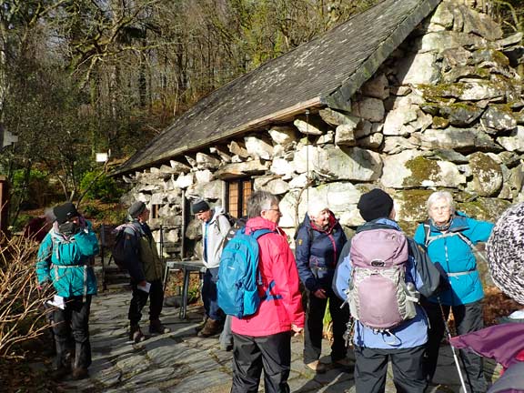 4.Capel Curig
2/2/23. Ty Hyll - The Ugly House. We had all driven past it numerous time on the A5. Few of us if any had visited.
Keywords: Feb23 Thursday Jean Norton Annie Andrew