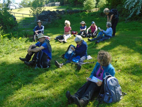 2.Capel Garmon
25/05/23. A very welcome coffee/tea break near Gelli-llynon.Photo Dafydd Williams.
Keywords: May23 Thursday Annie Andrew Jean Norton