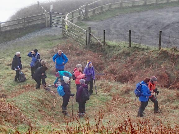 6.Cilan
16/2/23. Ready to set off after lunch with views, when the mist allowed, to the bay. 
Keywords: Feb23 Thursday Ann Jones