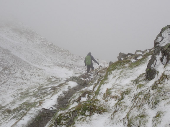 5.Cnicht
15/1/23. Just leaving the summit, It is cold, windy and snowing. Brilliant.
Keywords: Jan23 Sunday Gareth Hughes