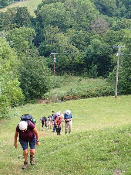 2.Llanfairfechan - Drum
18/06/23.  Near hengae. Nothing like a steep climb at the start of a walk to clear the tubes!
Keywords: Jun23 Sunday Kath Spencer