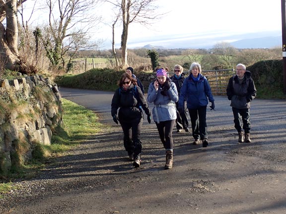 2.Eifionydd Circular
29/1/23. On our way at the start/
Keywords: Jan23 Sunday Kath Spencer