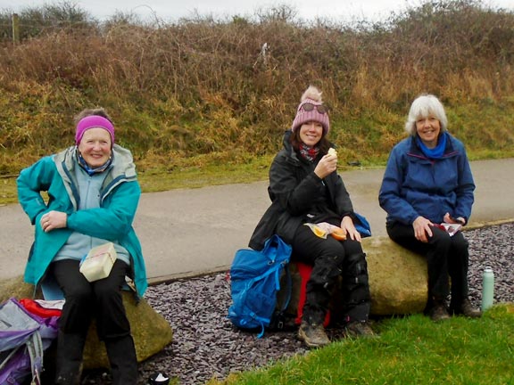 5.Eifionydd Circular
29/1/23. Morning break at Afonwen Farm. Photo: Dafydd Williams.
Keywords: Jan23 Sunday Kath Spencer
