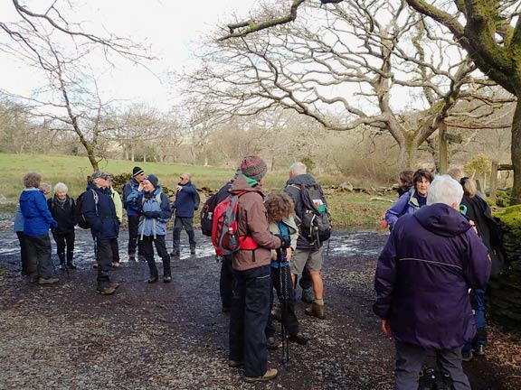 3.Eisteddfa Fisheries - Penmorfa
13/4/23. Close to Coed Bryn-twr. Time for a chat before turning SE, which will take us back to the Pentrefelin - Porthmadog road close to the entrance to Wern Manor.
Keywords: Apr23 Thursday Val Rawlinson Jean Astles