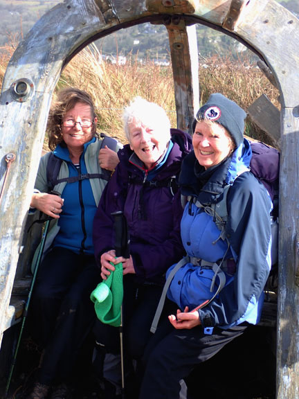 4.Harlech-Llanfair-isaf circular
23/3/23. Happy walkers taking a brief rest.
Keywords: Mar23 Thursday Hugh Evans