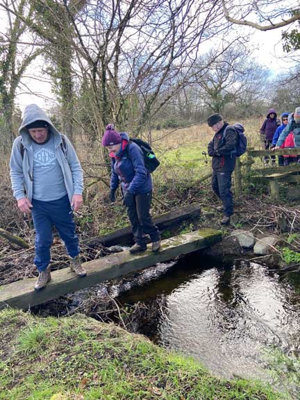 2.Lôn Goed
19/1/2023. Gently does it. The water is cold and deep enough. Photo: Nia Parry.
Keywords: Jan23 Thursday Nia Parry