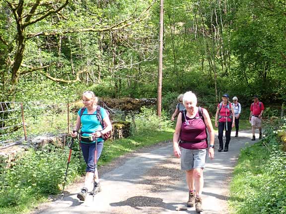 6. Maentwrog - Bryn Cader Baner
21/05/23.  The descent from Bryn Cader Baner now behind us we close up on Llyn Tecwyn Isaf.
Keywords: May23 Sunday Hugh Evans